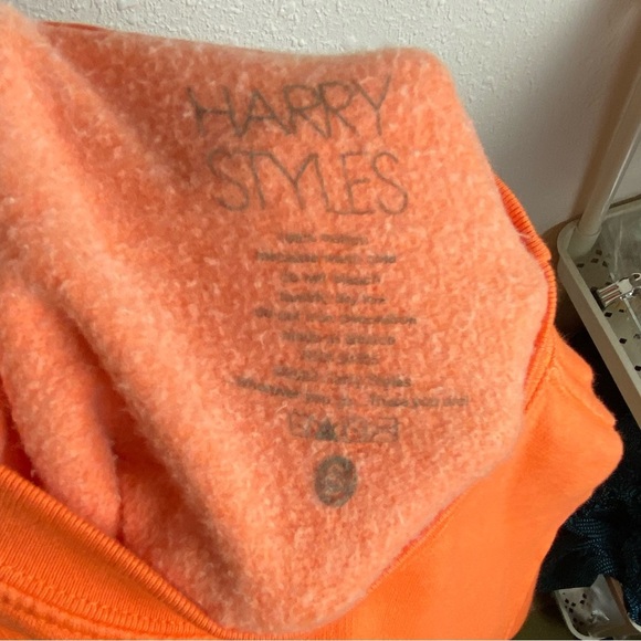 Harry Styles 2022 Love On Tour Love Soup Orange Sweatshirt Size Small Crewneck - Picture 3 of 5